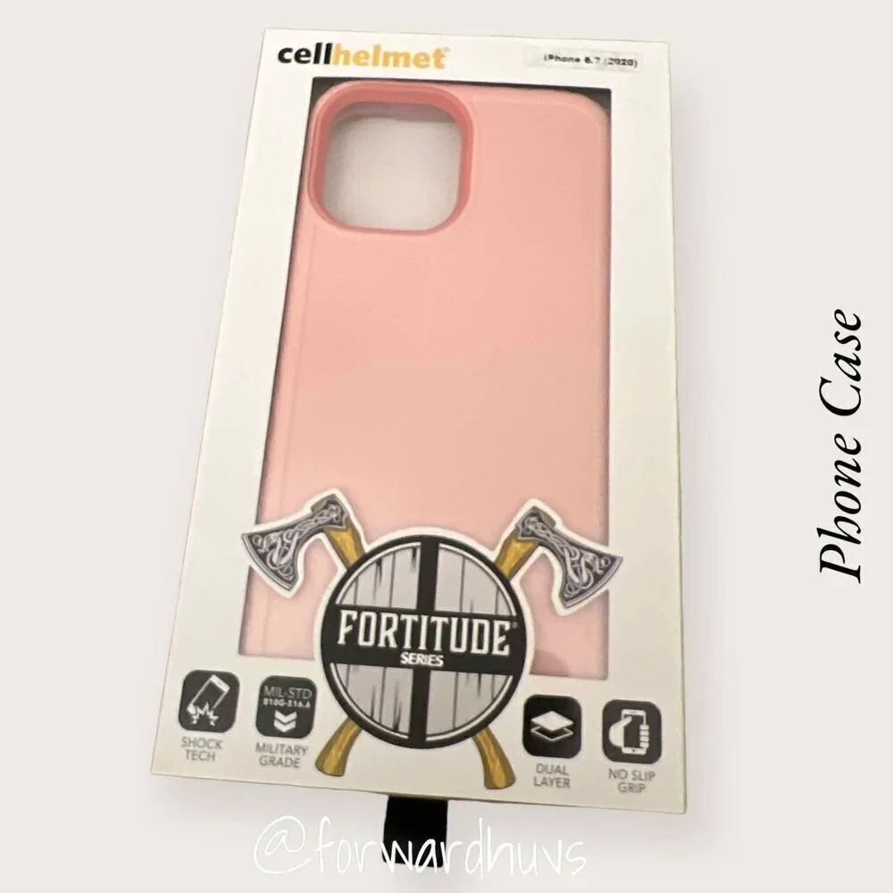 Cellhelmet Fortitude Series iPhone 6.7” (2020) Pink Magnolia